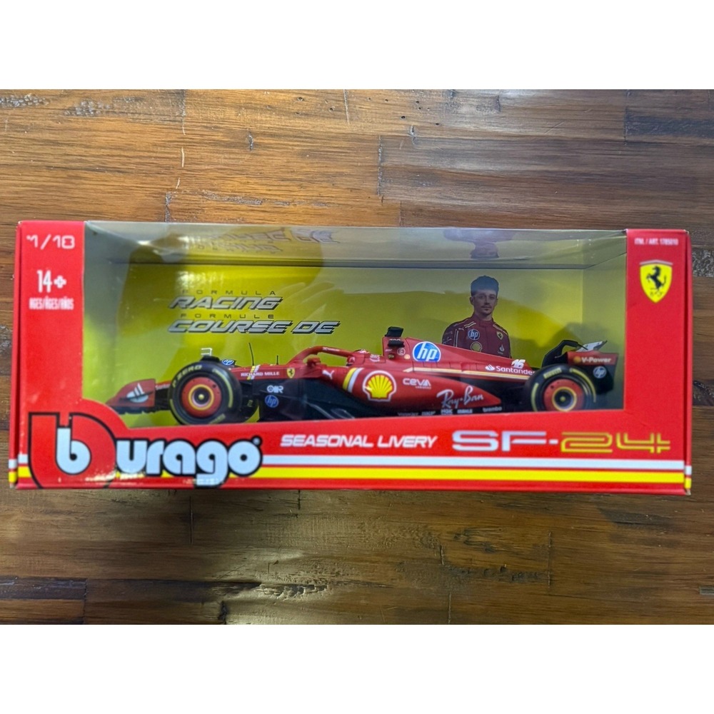 Bburago 1/18 Ferrari SF-24 F1 2024 Charles Leclerc #16 Seasonal Livery NIB)